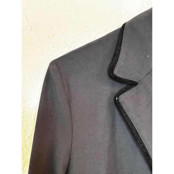 6397 Soft Blazer Women's Sz Large Two Button Classic Career Wool Jacket Capsule - Picture 4 of 10